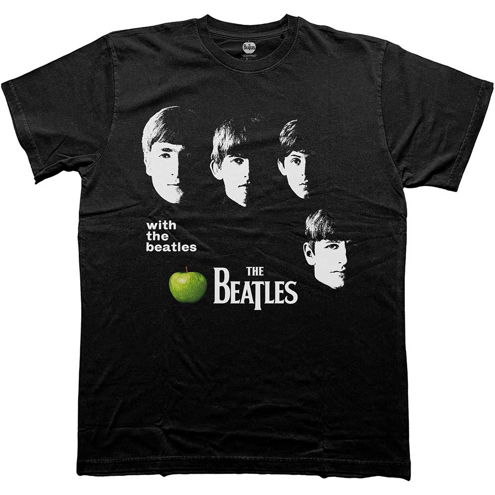 The Beatles With The Beatles Apple Mens T Shirt