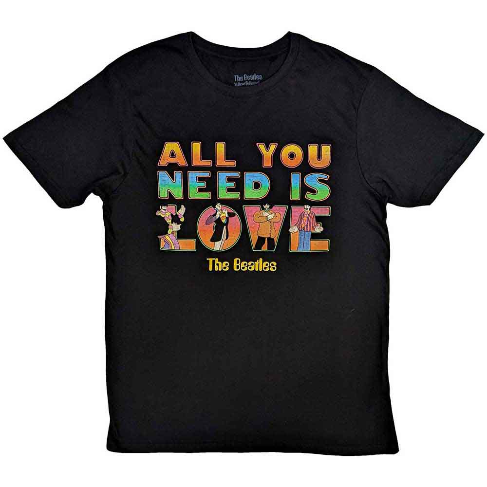 The Beatles Yellow Submarine All You Need Is Love Stacked Mens T Shirt