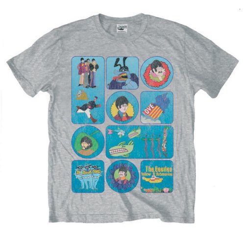 The Beatles Yellow Submarine Montage Mens T Shirt