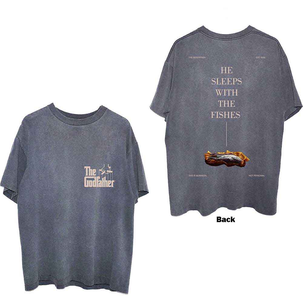 The Godfather Sleeps With The Fishes Mens T Shirt
