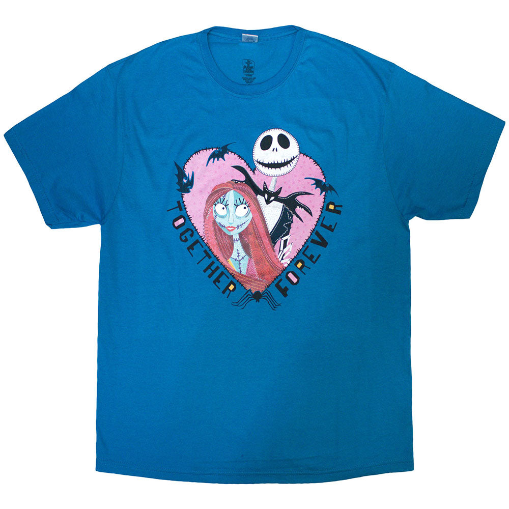 The Nightmare Before Christmas Jack & Sally Together Forever Mens T Shirt