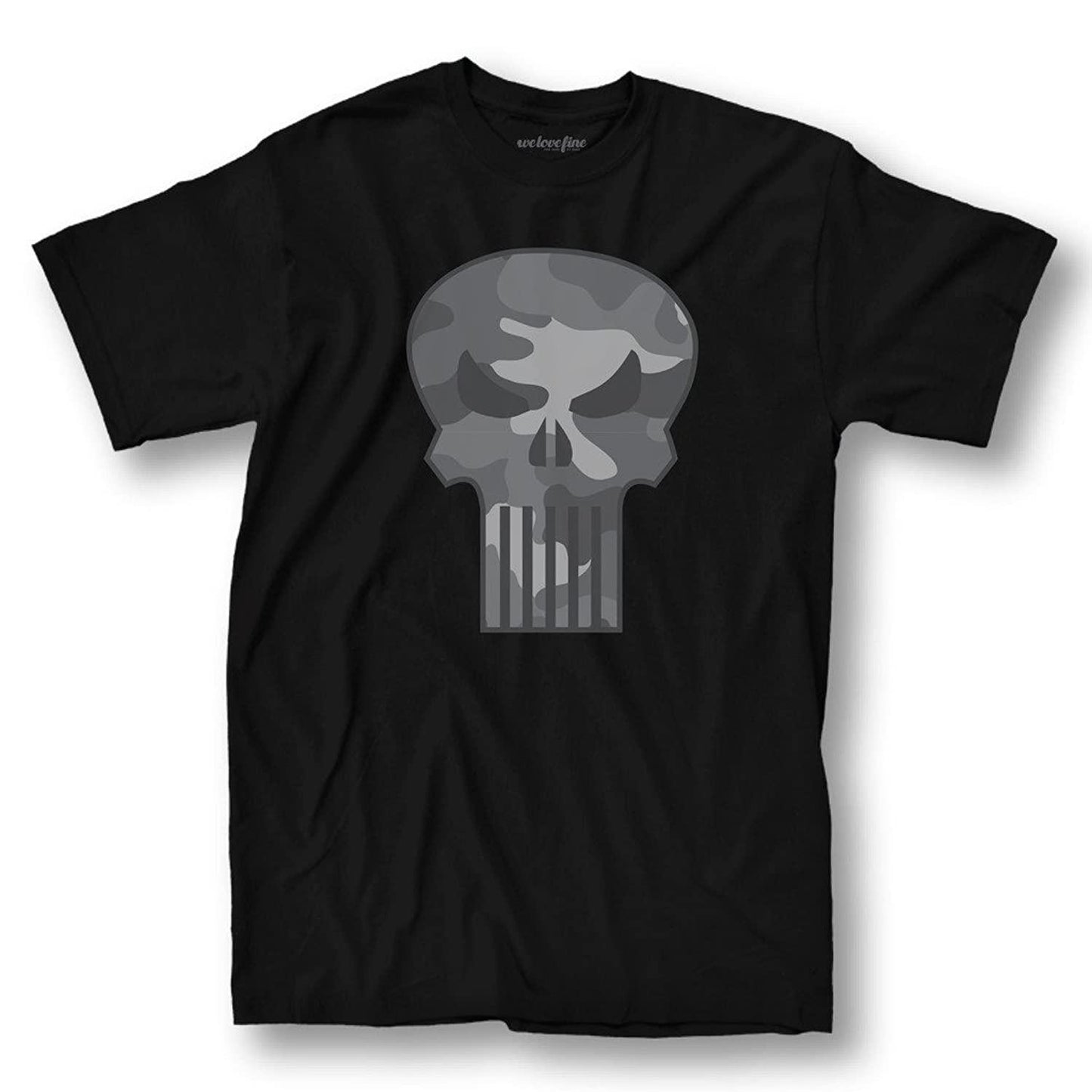 The Punisher Camo Logo T Shirt