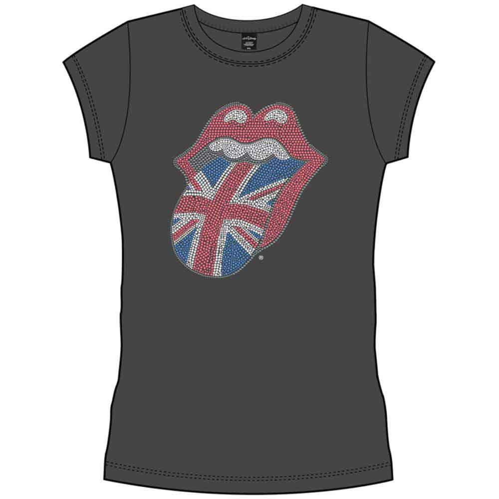 The Rolling Stones Classic UK Tongue Womens T Shirt