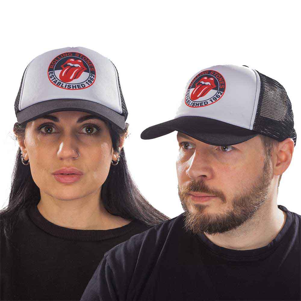 The Rolling Stones Est. 1962 Hat Black, White