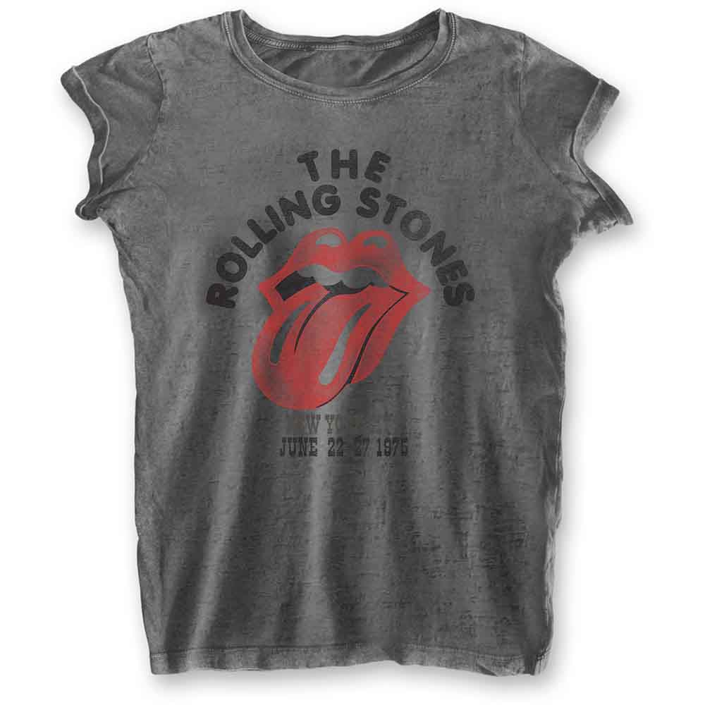 The Rolling Stones New York City 75 Womens T Shirt