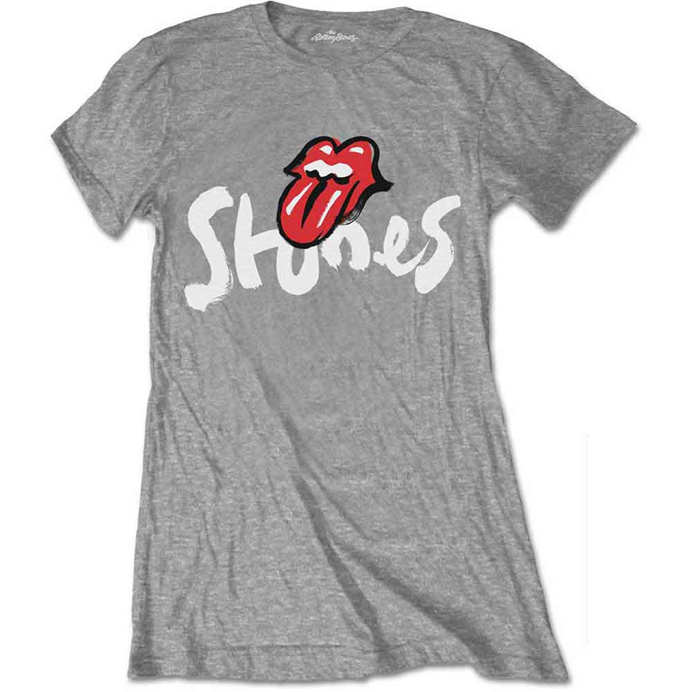 The Rolling Stones No Filter Brush Strokes Womens T Shirt