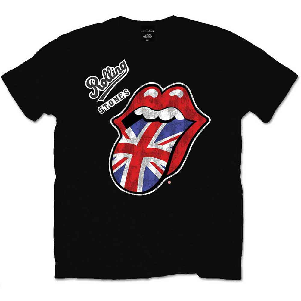 The Rolling Stones Vintage British Tongue Mens T Shirt