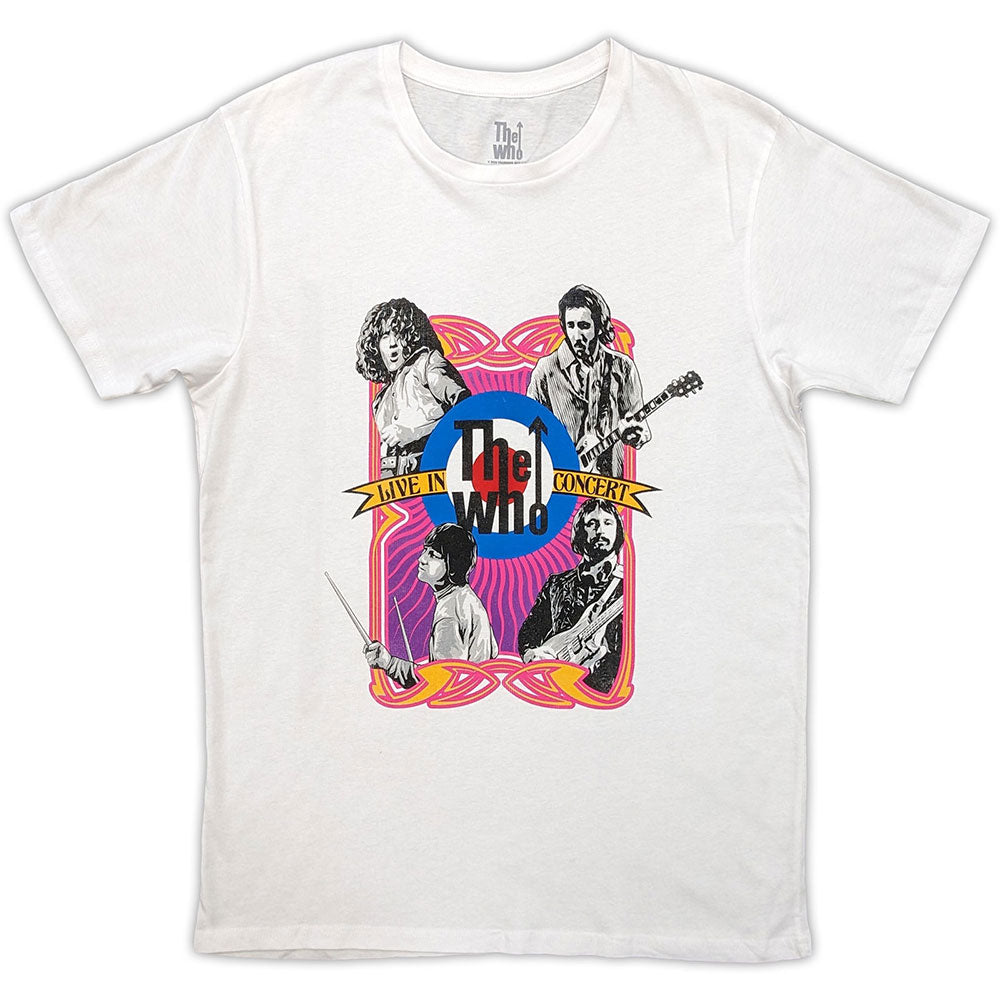 The Who In Concert Target Logo Mens T Shirt