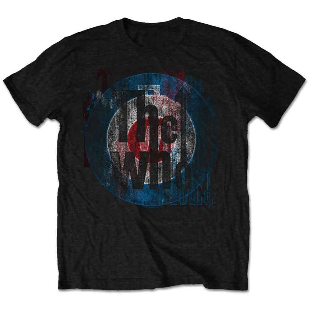 The Who Target Texture Mens T Shirt