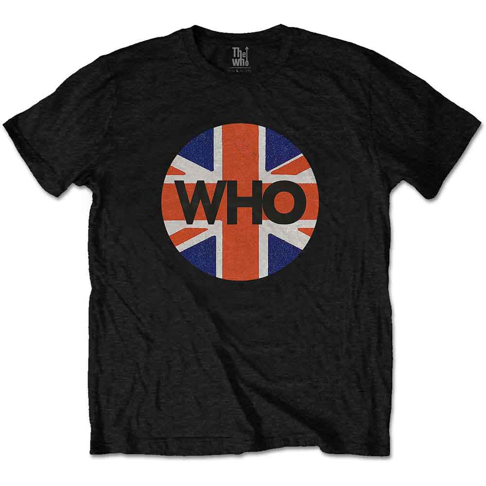 The Who Union Jack Circle Mens T Shirt