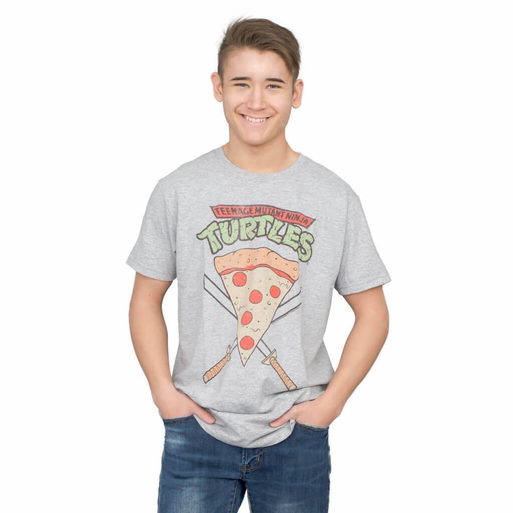 TMNT Pizza Slice Adult T Shirt