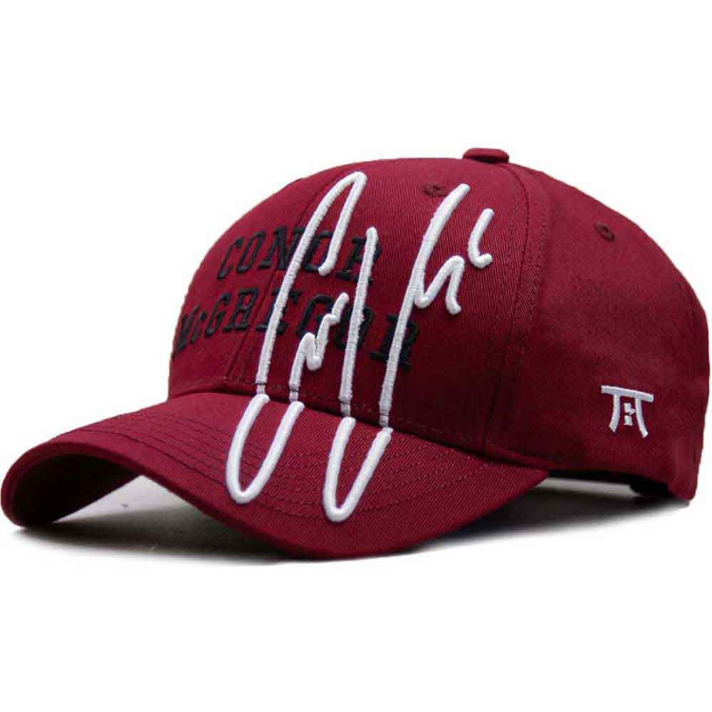 Tokyo Time UFC McGregor White Signature Hat Red
