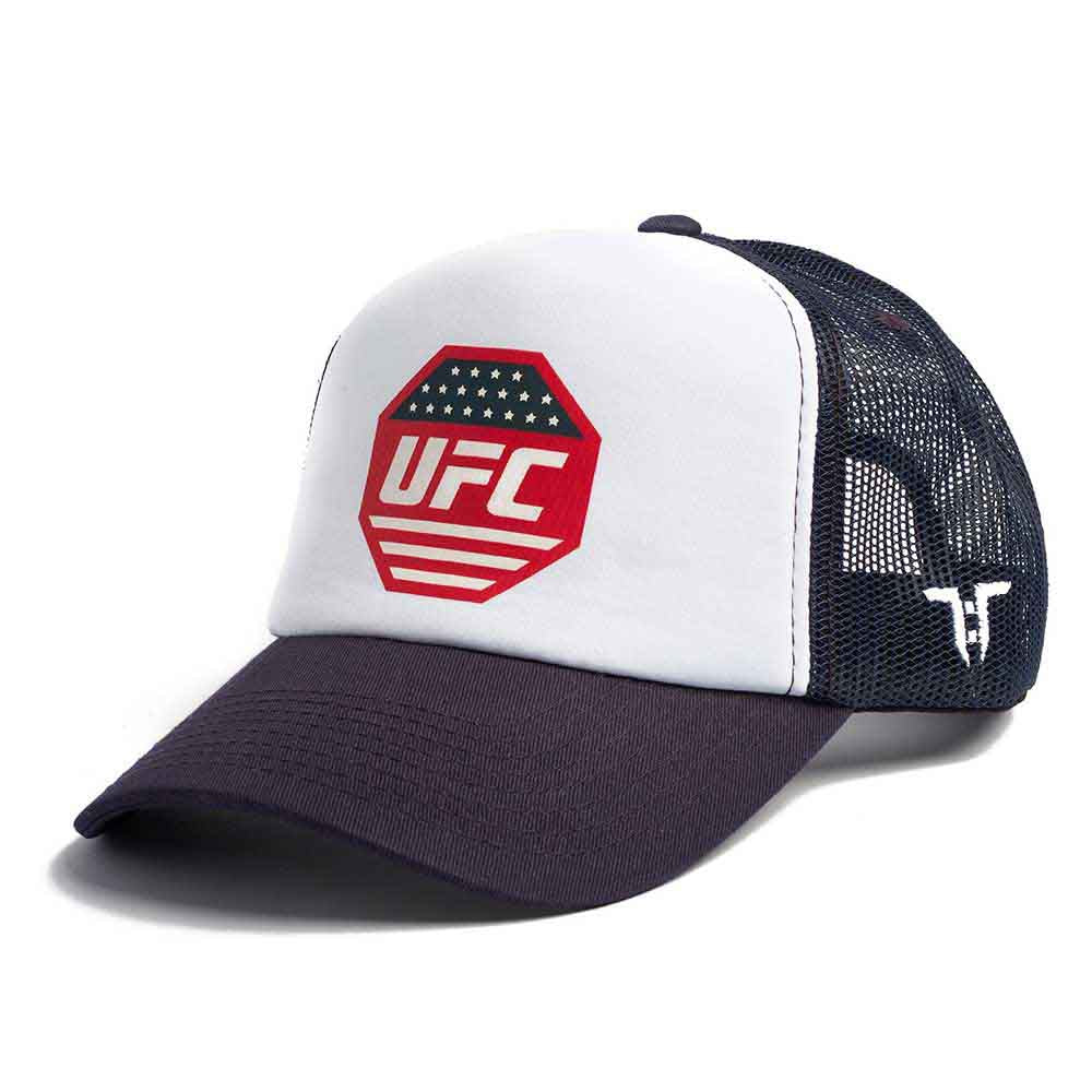 Tokyo Time UFC Octogon Flag Neo/Mesh Hat White, Blue