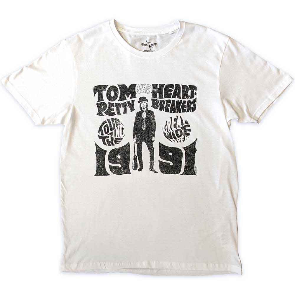 Tom Petty & The Heartbreakers Great Wide Open Tour Mens T Shirt White
