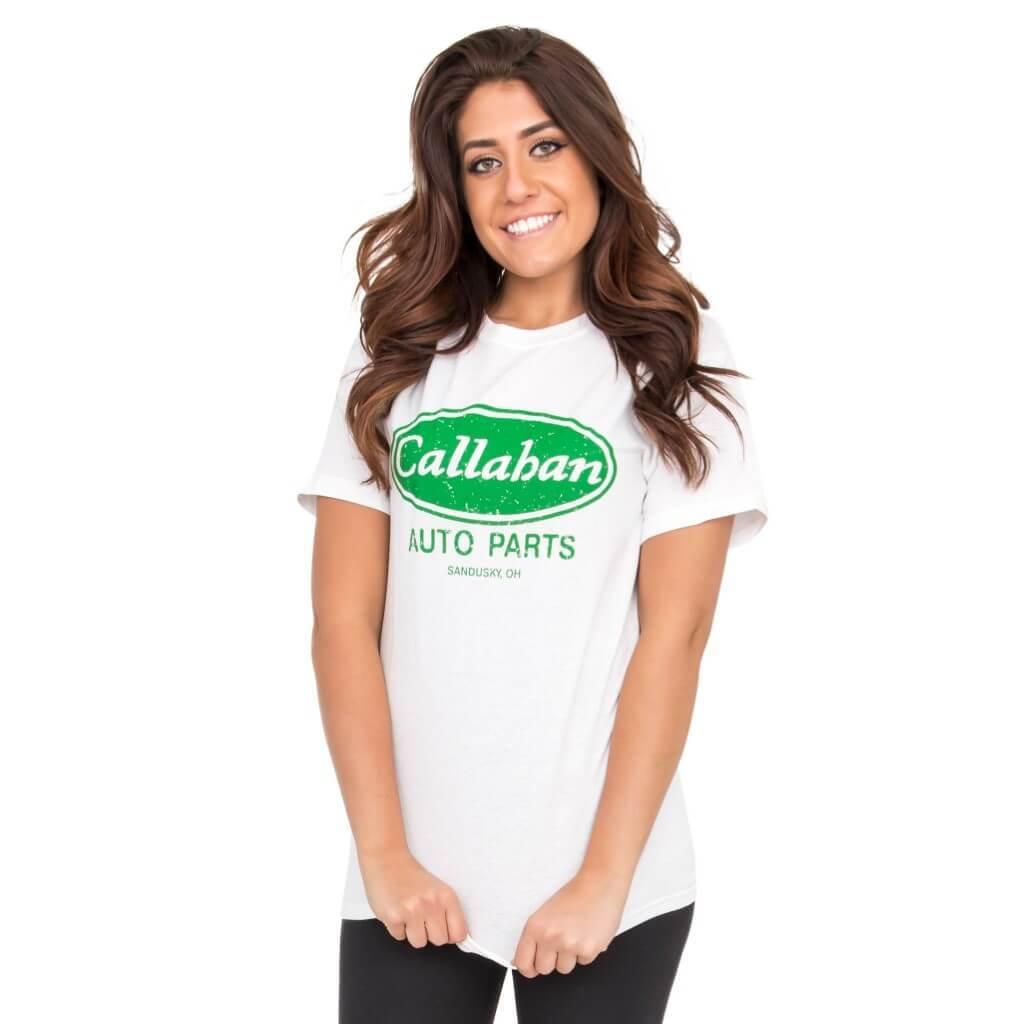 Tommy Boy Callahan Auto Parts White T Shirt