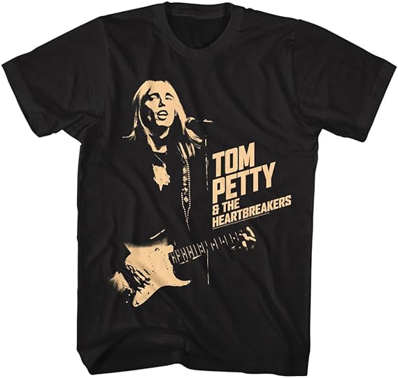 Tom Petty and the Heartbreakers Michael Putland Photo Mens T Shirt Black