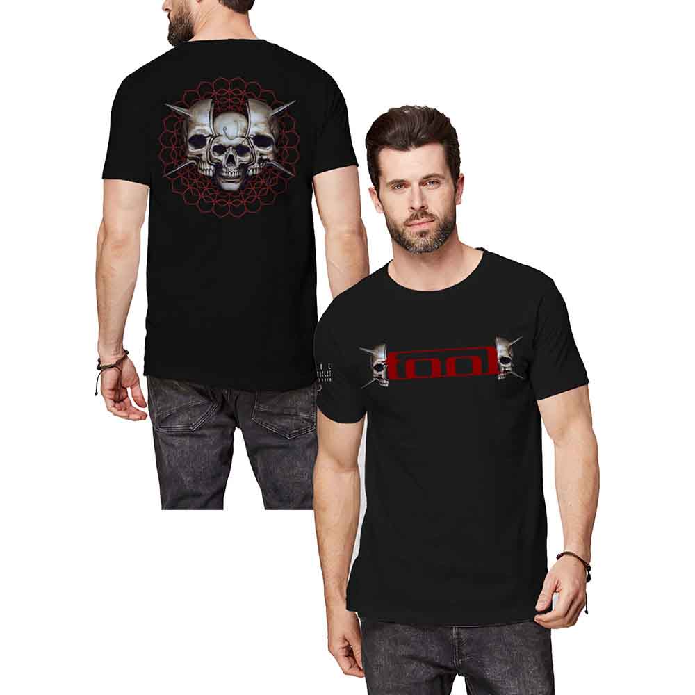 Tool Skull Spikes Mens T Shirt