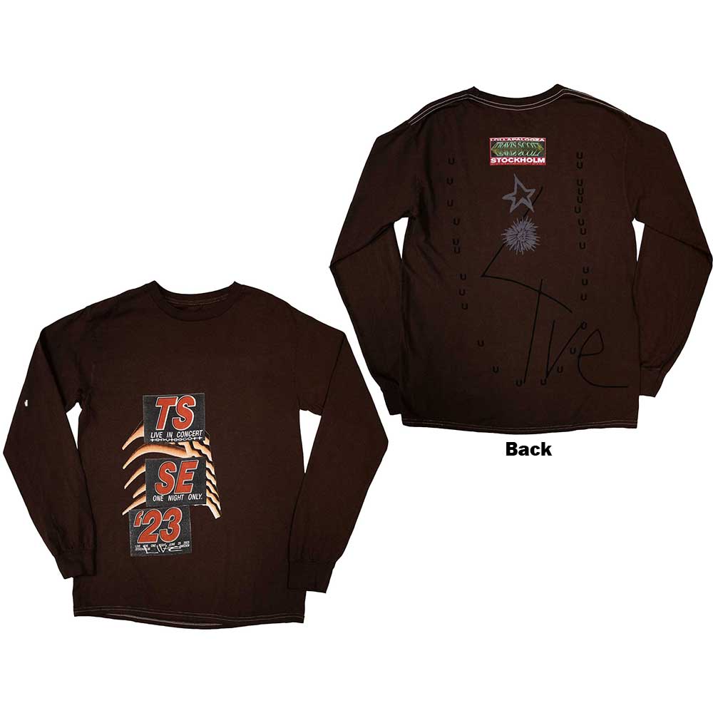 Travis Scott Summer Run 2023 Stockholm Long Sleeve Shirt