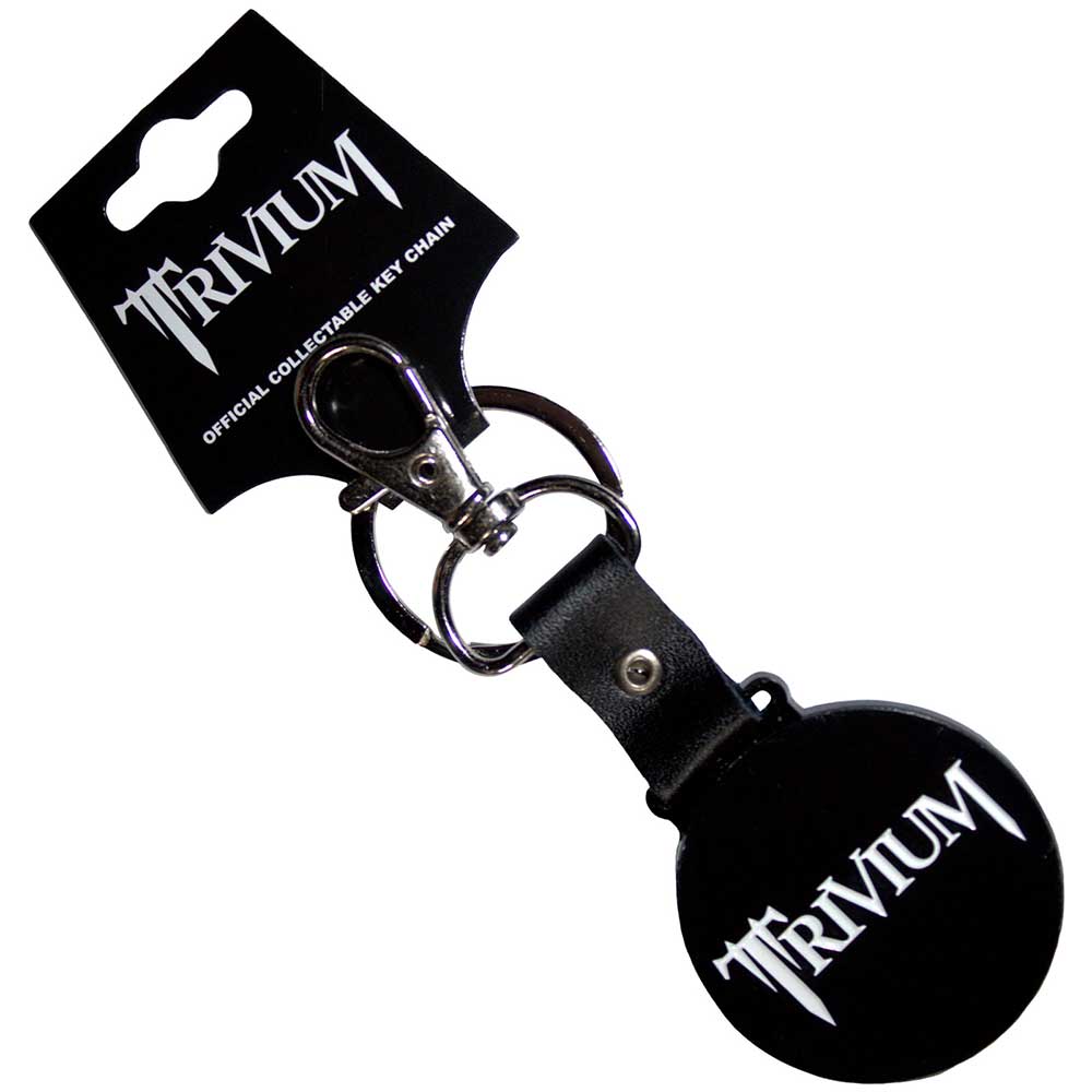 Trivium Classic Logo Mono Circle Keychain