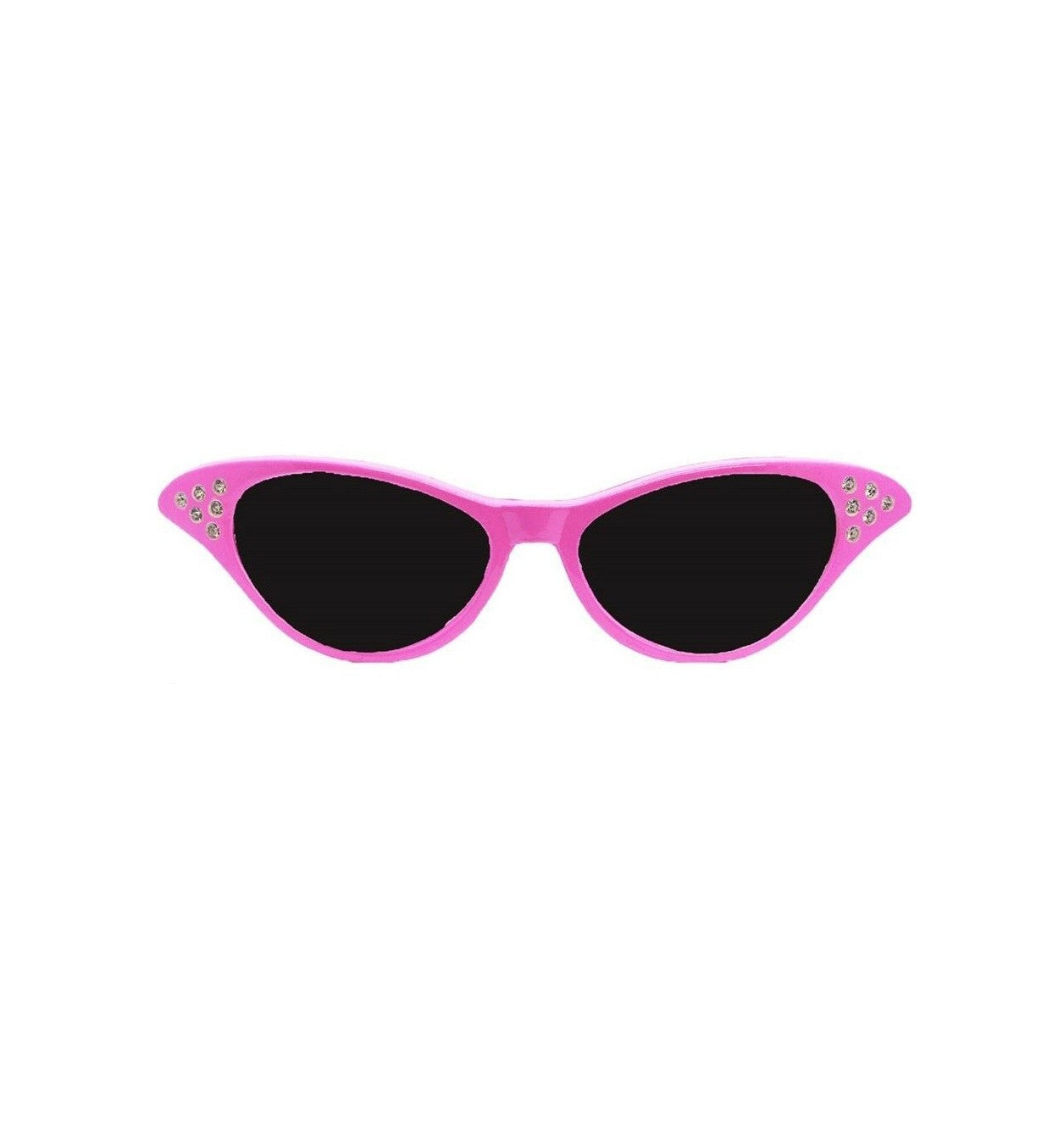 1950'S Pink Rhinestone Sunglasses