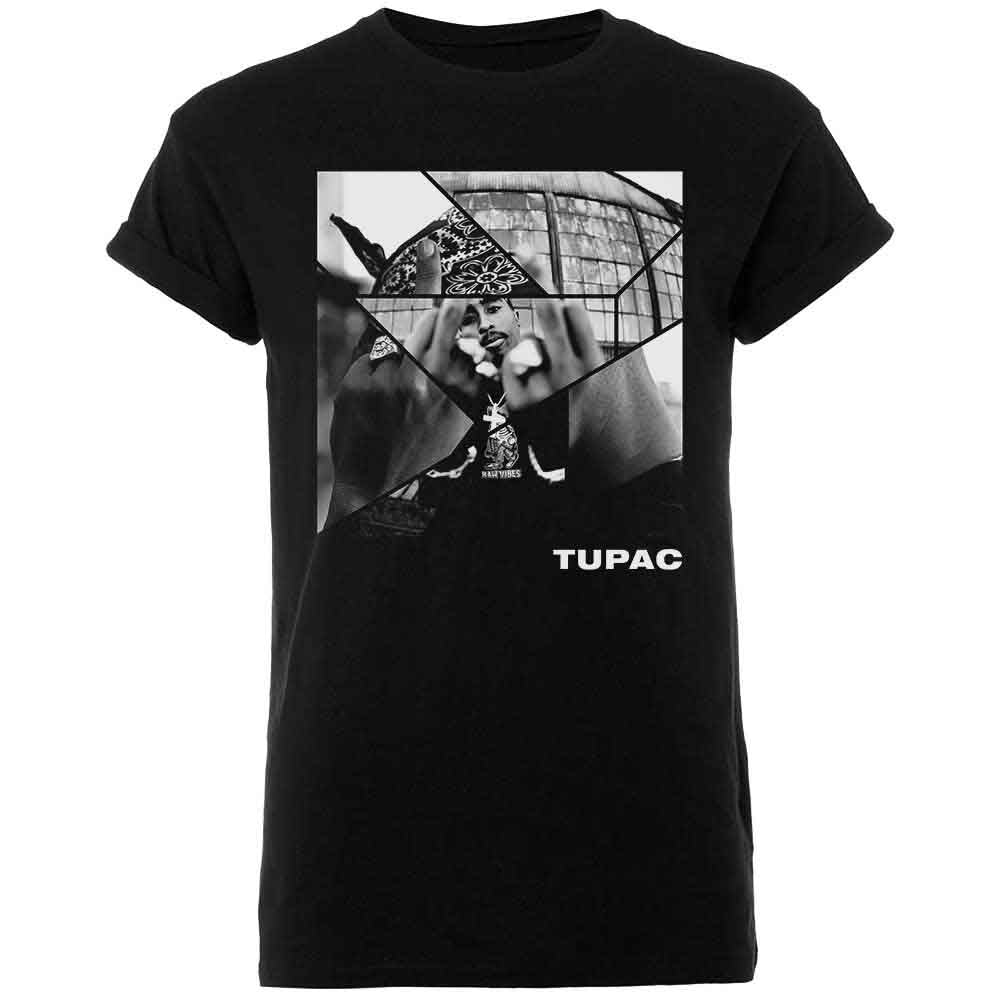 Tupac Broken Up Mens T Shirt