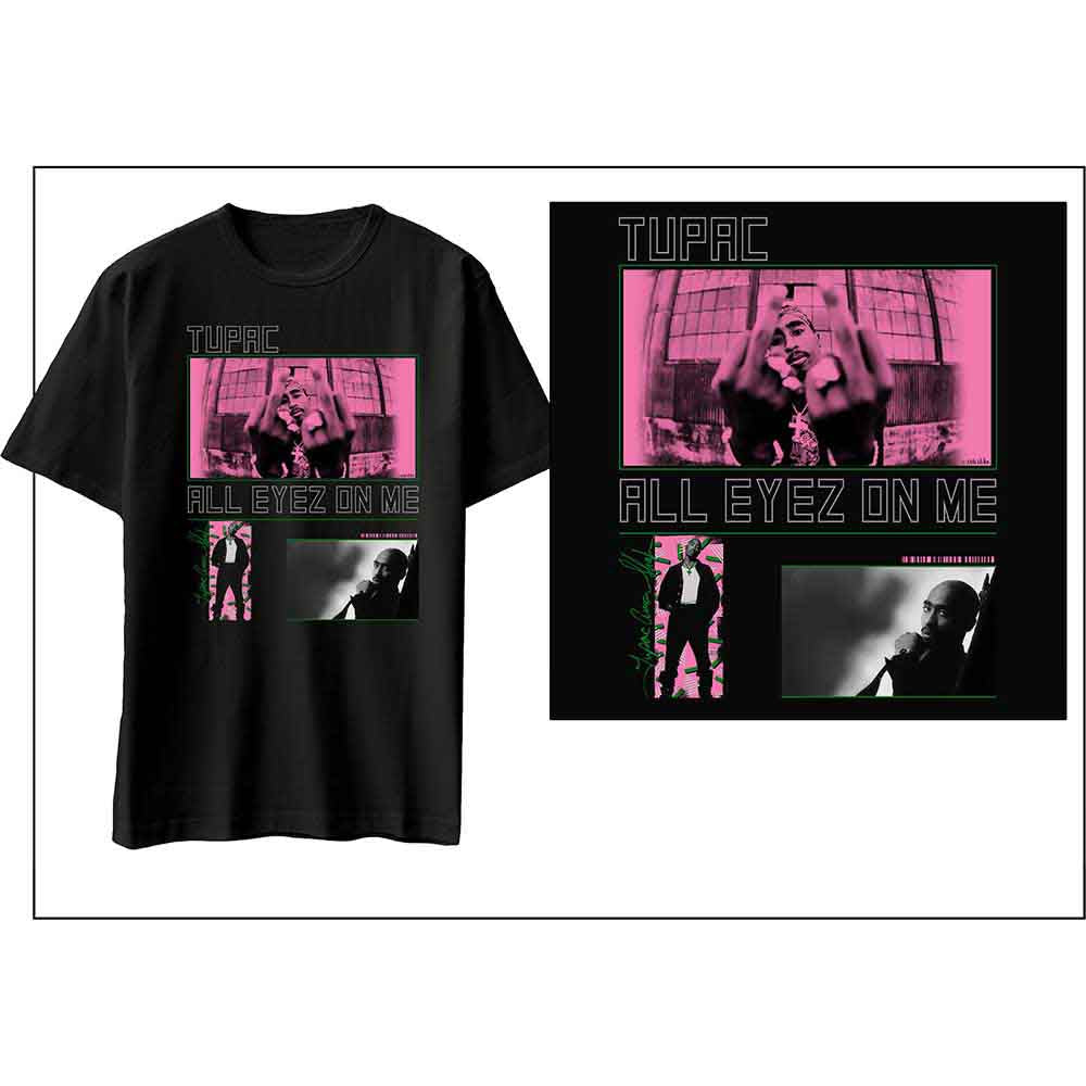 Tupac Photo Mix Mens T Shirt