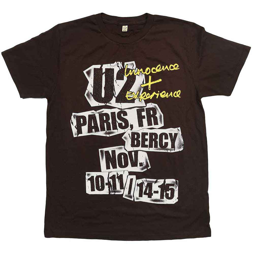 U2 I+E Paris Event 2015 Mens T Shirt