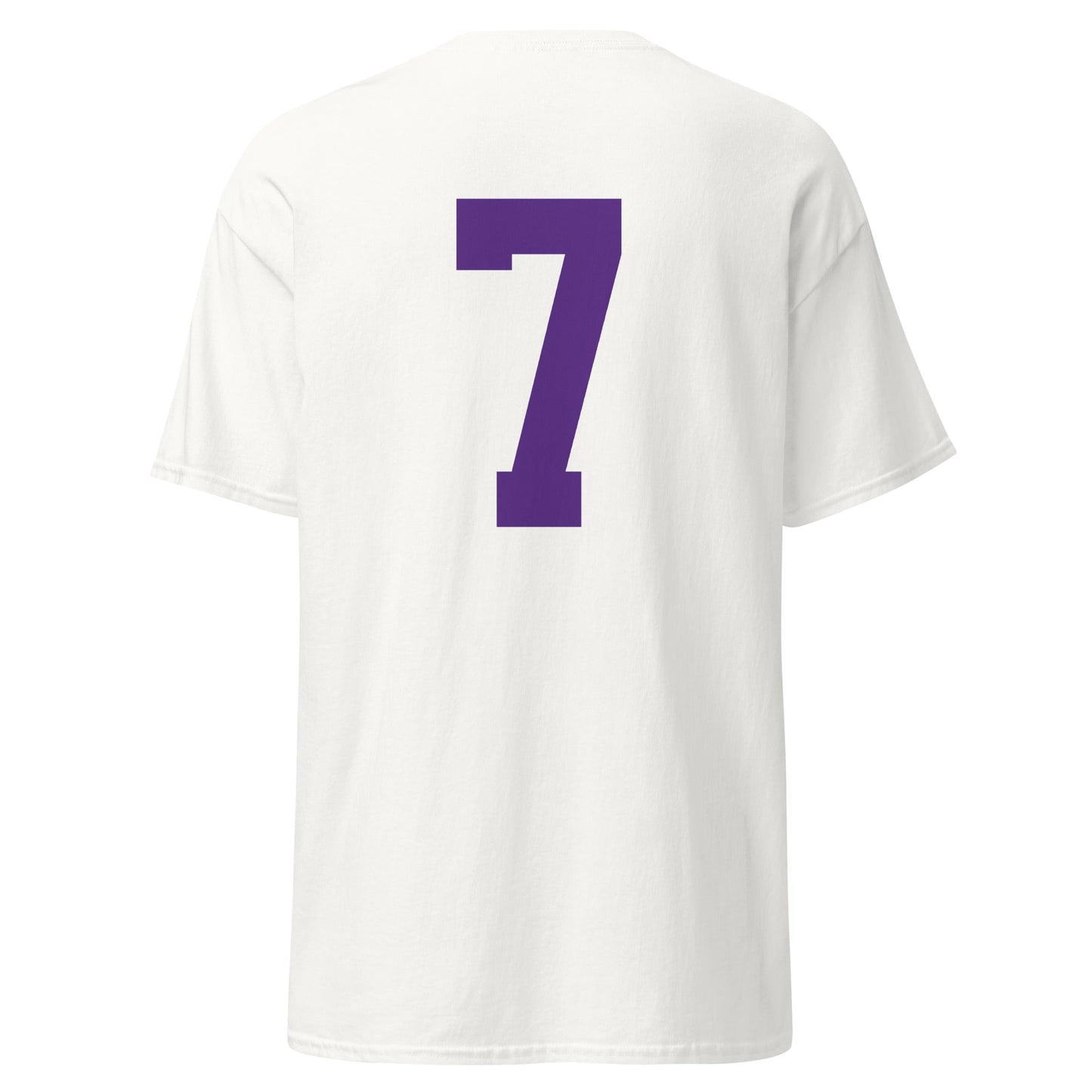 LSU Football 7 Mens T Shirt White