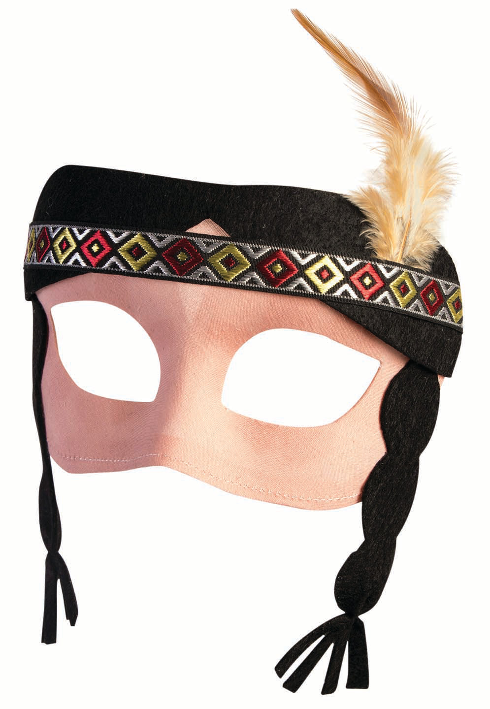 Brave Warrior Native American Adult Eye Mask