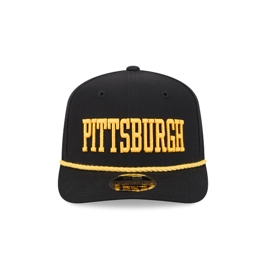 Pittsburgh Steelers - NFL 9Seventy Woodmark Stretch-Snap Hat New Era