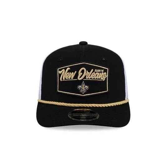 New Orleans Saints - 9Seventy Patch Stretch-Snap Trucker Hat New Era