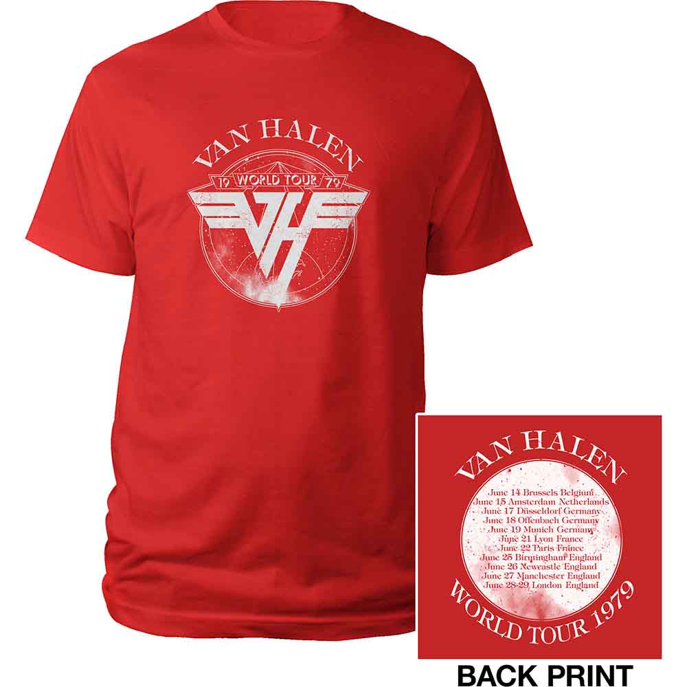 Van Halen 1979 Tour Mens T Shirt