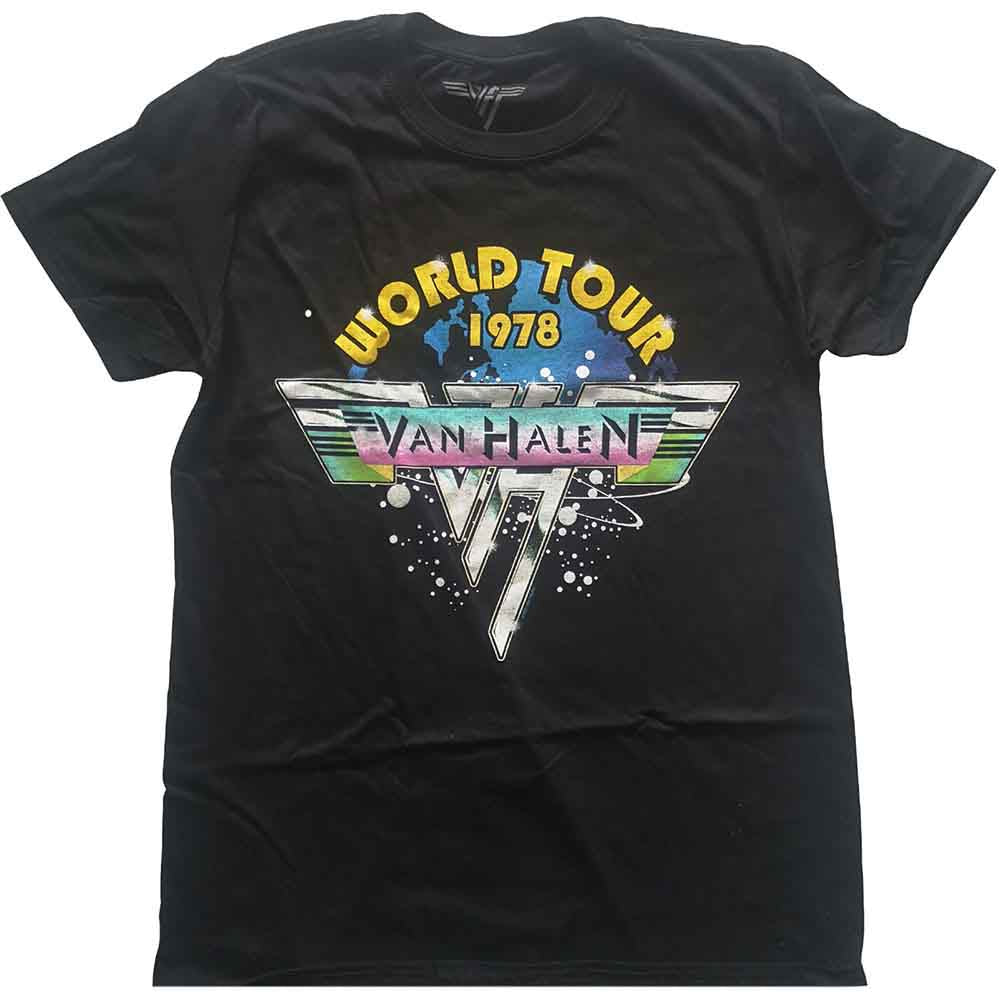 Van Halen World Tour '78 Full Colour Mens T Shirt