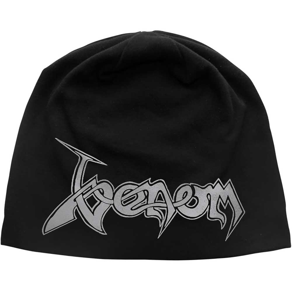 Venom Logo JD Print Beanie Hat Black