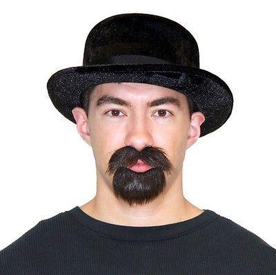 Walter Alias Pork Pie Hat Beard & Mustache Costume Set