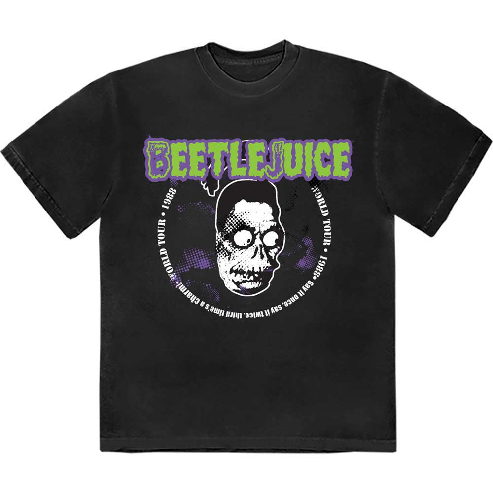 Warner Bros Beetlejuice 1988 World Tour Mens T Shirt