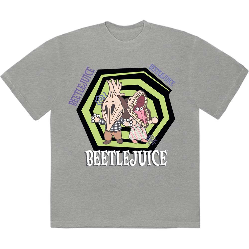 Warner Bros Beetlejuice Spiral Mens T Shirt