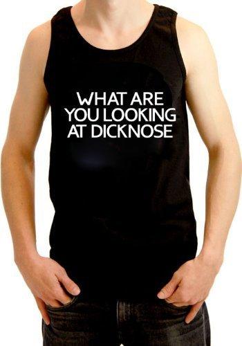 What Are You Looking At Funny Adult Unisex Sleeveless T Shirt