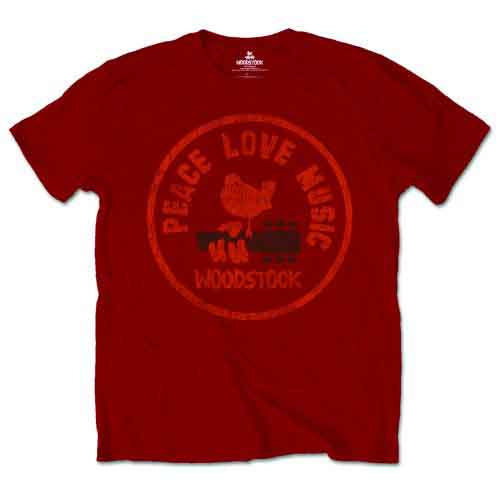 Woodstock Love Peace Music Mens T Shirt