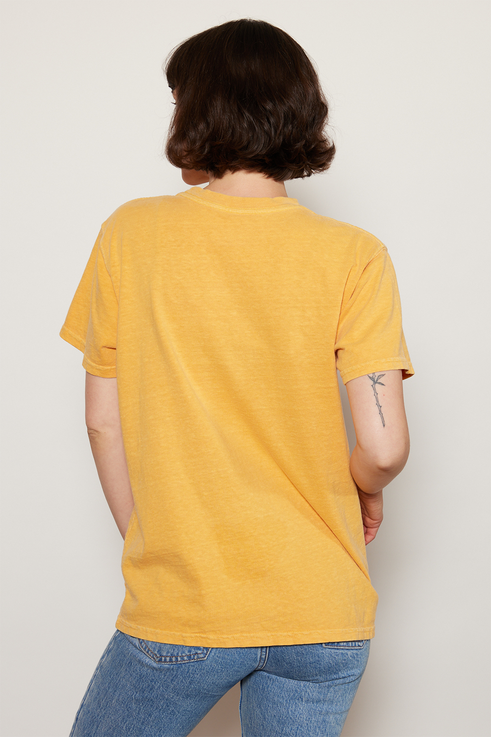Peanuts Woodstock 1969 Tee Womens T Shirt Marigold