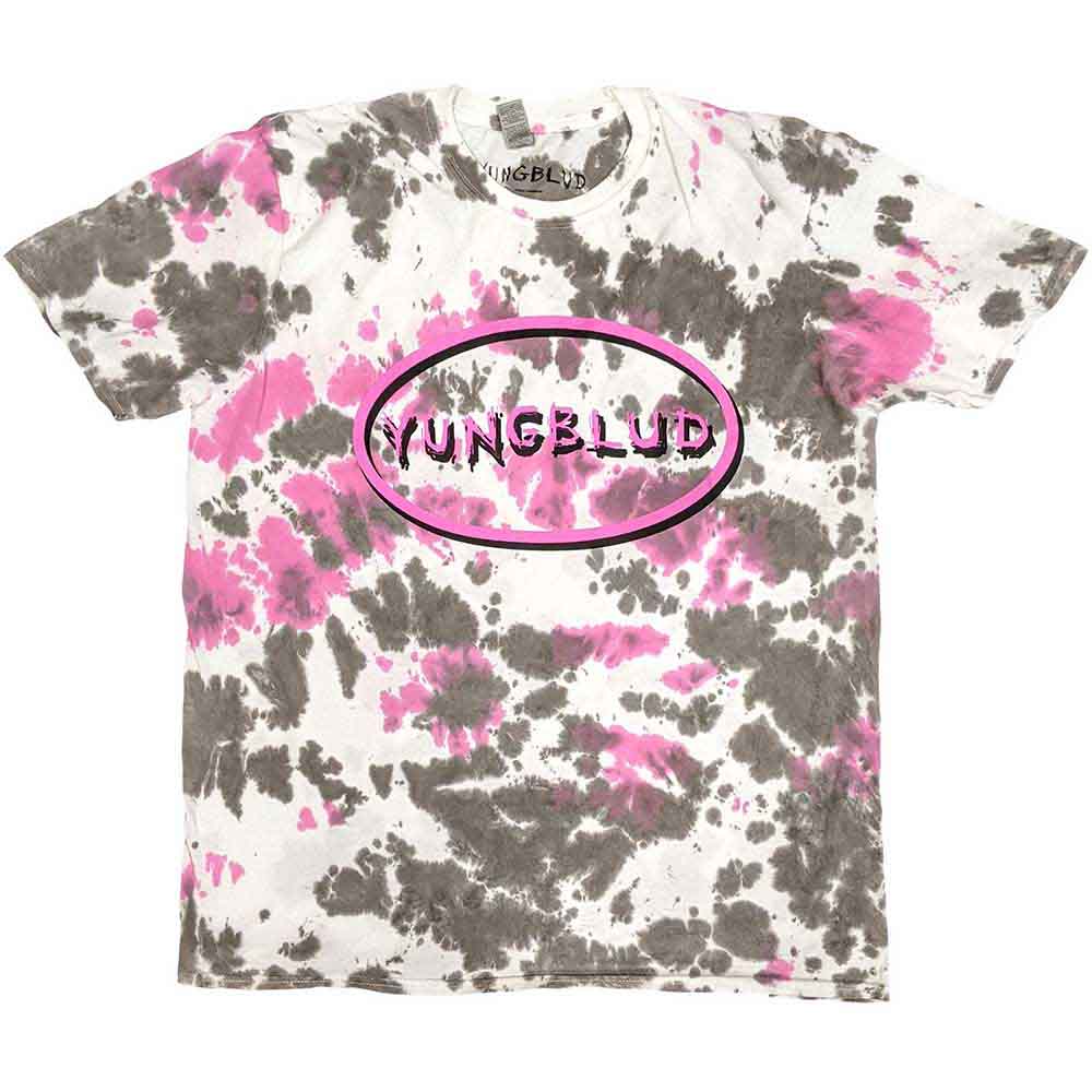 YUNGBLUD Scratch Logo Oval Mens T Shirt
