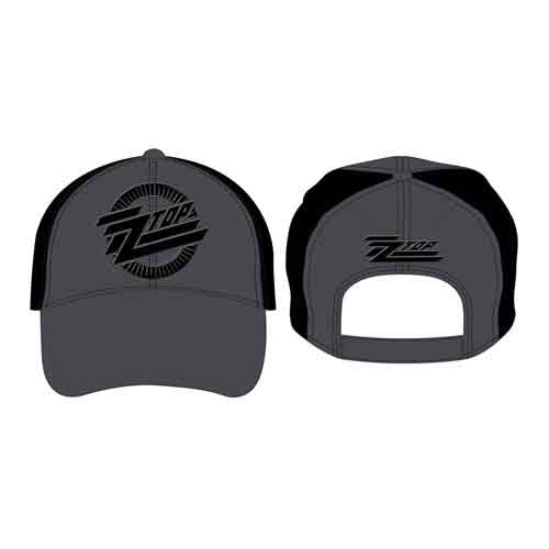 ZZ Top Circle Logo Hat Black, Grey