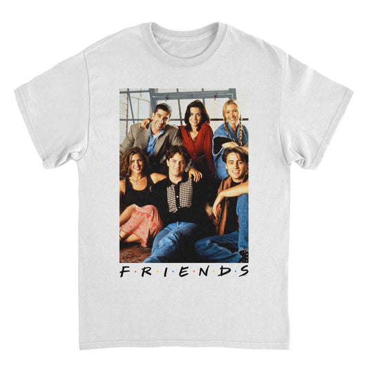 Friends Group Photo White Mens T Shirt