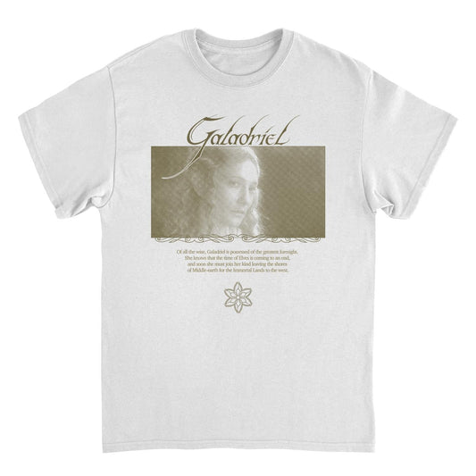Lord of The Rings Galadriel Lady of The Galadhrim White Mens T Shirt