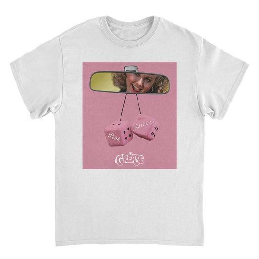 Grease Pink Ladies White Mens T Shirt