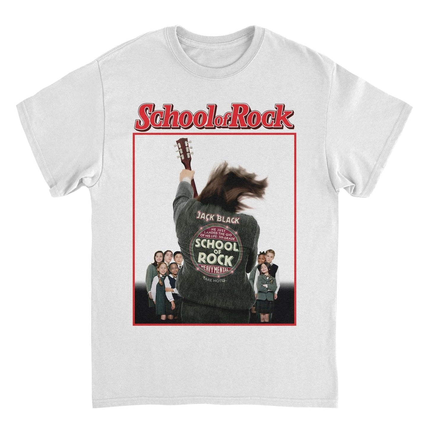 School of Rock School of Rock White Mens T Shirt