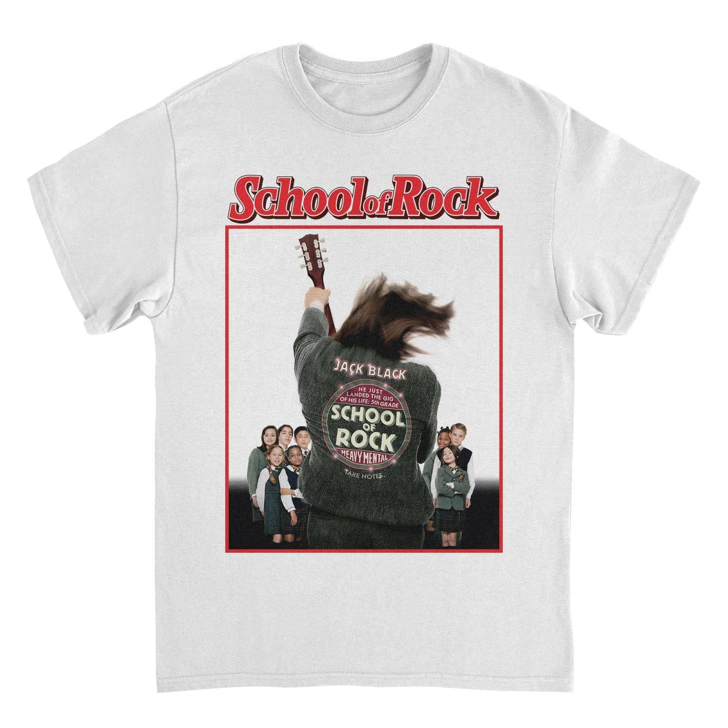 School of Rock School of Rock White Mens T Shirt