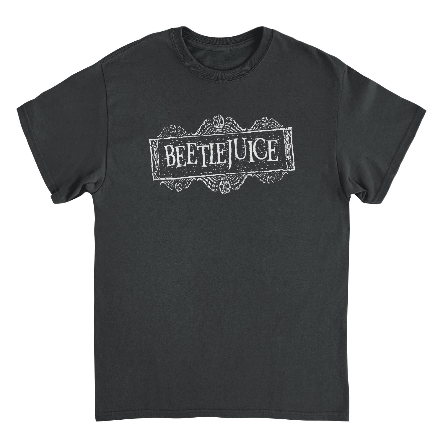 Beetlejuice Logo Black Mens T Shirt