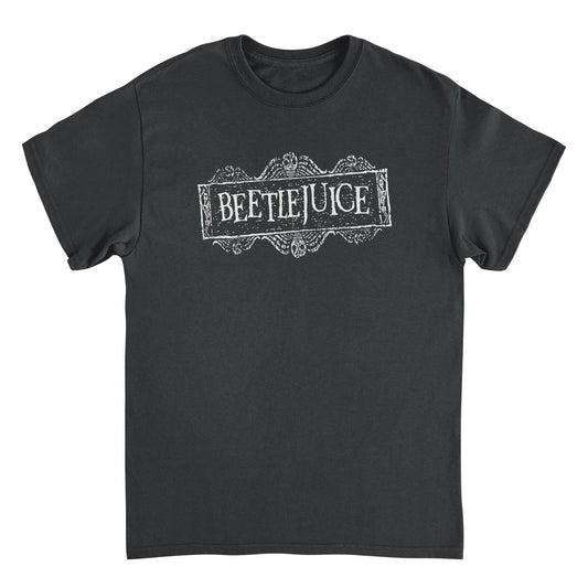 Beetlejuice Logo Black Mens T Shirt