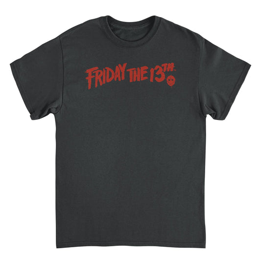 Friday the 13th Logo Black Mens T Shirt